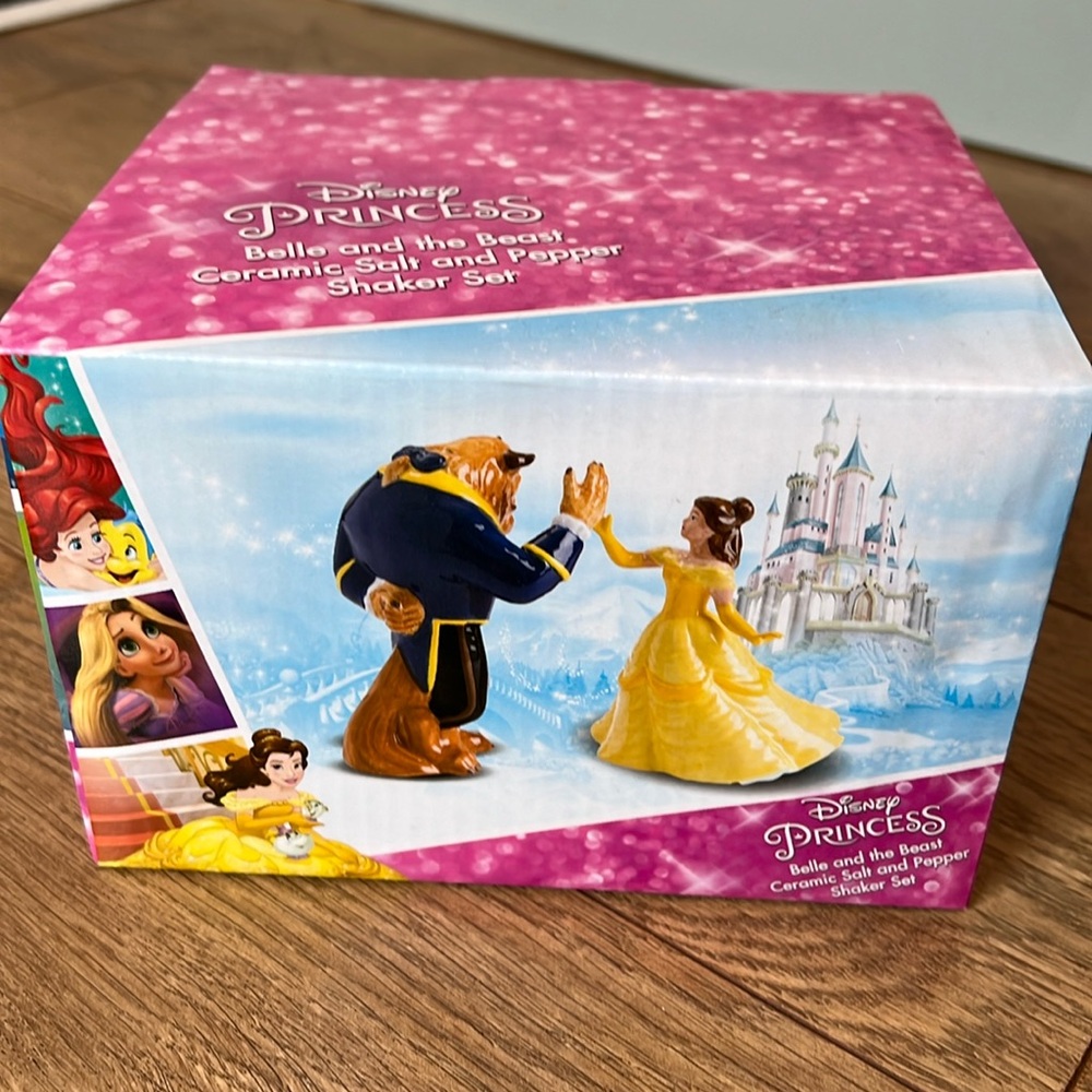 Belle & the Beast Ceramic Salt and Pepper Shaker Set